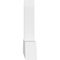 Ekena Millwork Portland Architectural Grade PVC Gable Bracket, 48"W x 22"H x 4"D x 6"F, 11/12 Pitch GBP048X22X0406POR00 - alternate 4
